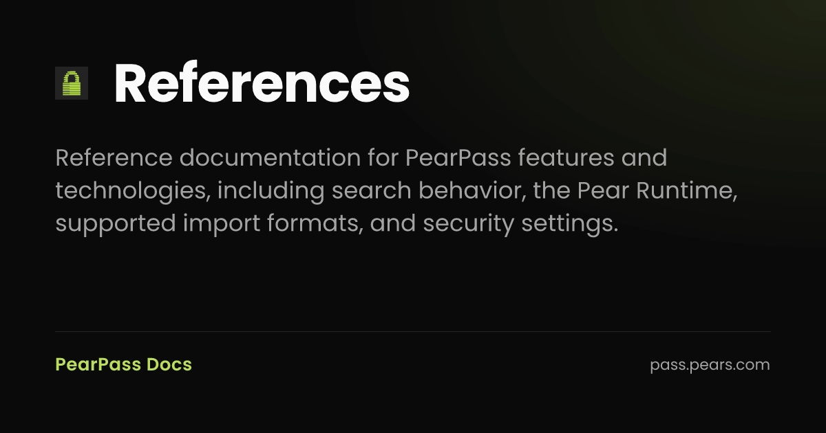 References
